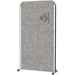 Stellwandsystem MAULcocoon Akustik 100x180 dunkelgr Mobil