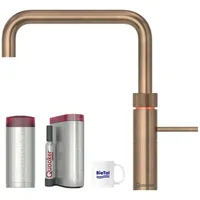 QUOOKER Wassersprudler Quooker Wasserhahn Heißwasser COMBI gekühltes sprudelndes Wasser CUBE, mit BieTal Trinktasse
