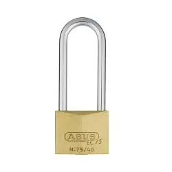 ABUS 75/40HB63 Vorhangschloss Messing mit Wendeschlüssel verschiedenschliessend