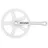 Stronglight Kurbelgarnitur 1Fach 44 Zähne 170mm silber
