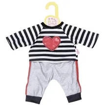 Dolly Moda Sport-Outfit gestreift