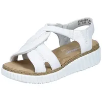 Rieker Komfort Sandalen in Weiß | Gr.: 39