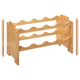 Five Stapelbares Weinregal 8 Flaschen 40 x 20 x 10 cm Beige