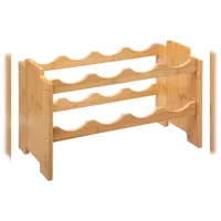 Five Stapelbares Weinregal 8 Flaschen 40 x 20 x 10 cm Beige