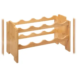 Five Stapelbares Weinregal 8 Flaschen 40 x 20 x 10 cm Beige
