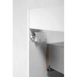 Rodan Waschbeckenunterschrank 2 Schubladen 80 x 57 x 46 cm Weiß