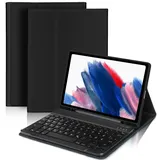 FOGARI Samsung Tablet A8 Tastatur - Galaxy Tab A8 Hülle mit Tastatur, [QWERTZ Deutsches] Tastatur Magnetische Kabelloser Bluetooth Abnehmbar für Samsung Galaxy Tab А8 2022 10.5 Zoll, Schwarz