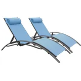 Happy Garden Liegen Galapagos 178 x 64 x 87 cm Blau