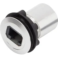 TRU Components RJ45-02-BK RJ-Einbaubuchse RJ45 CAT5 8/8 1417397 Buchse,