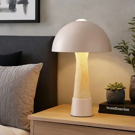 Nowa Tischlampe Pilz Champagner