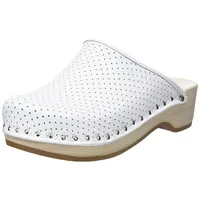 Berkemann Unisex Standard-Toeffler Clogs, Weiß 35,5