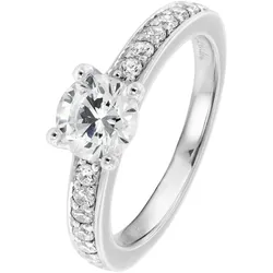 Viventy 764481 Verlobungsring Silber 925 Antragsring Zirkonia Damen-Ring, 52/16,6