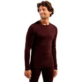 Odlo Merino 200 Langarm-baselayer - Fudge - M