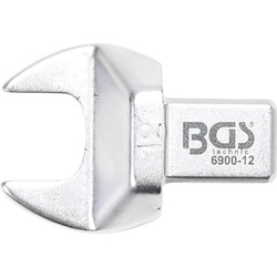 BGS, Schraubenschlüssel, Einsteck-Maulschlüssel  12 mm  Aufnahme 9 x 12 mm
