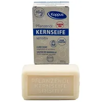 Kappus Seifenablage 4x Kernseife Haushaltsseife Handseife Sensitiv, Handwaschseife, Natur