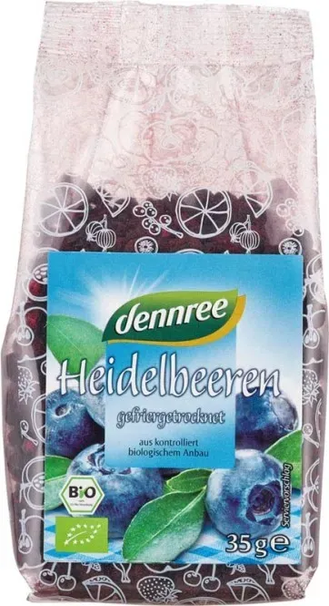 dennree Heidelbeeren gefriergetrocknet bio