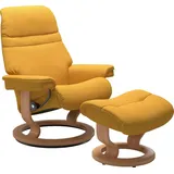 Stressless Stressless® Relaxsessel »Sunrise«, mit Classic Base, Größe L, Gestell Eiche gelb