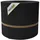 zaunzu® Sichtschutzstreifen Rille Maxi 50 m x 24 cm Schwarz Kunststoff