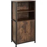 Tectake Highboard Doncaster 60 x 38 x 125 cm Braun