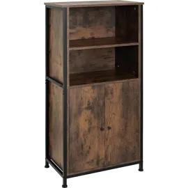 Tectake Highboard Doncaster 60 x 38 x 125 cm Braun