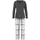 Arizona Damen Pyjama dunkelgrau-weiß Gr.40/42