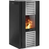 Pelletofen Justus Sirkos Aqua 2.0, wasserführend, Stahl schwarz, 9,4 kW - 7973 11