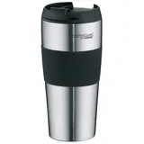 Thermos Thermobecher 0,4 l Schwarz/Silber