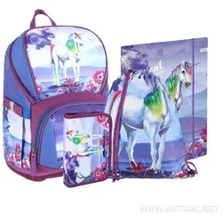 Spirit AIR Light Schulranzen Set Einhorn, 4-teilig
