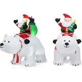 Costway Weihnachtsmann Eisbär