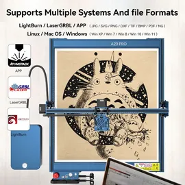 ATOMSTACK A10 Pro 50W Offline Gravur Holz& Acryl cutter Maschine für Glas, Keramik, Schiefer, Holz 410