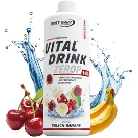 Best Body Nutrition Low Carb Vital Drink Kirsch-Banane 1000 ml