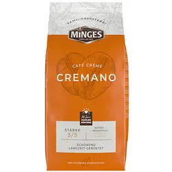 MINGES Caffe Cremano Kaffeebohnen, Arabica- und Robustabohnen kräftig, 2,4 kg