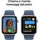 Apple Watch SE 2024 GPS 44 mm Aluminiumgehäuse Silber, Sportarmband Denim M/L