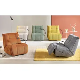 Sofa.de Relaxsessel Tokyo Kunstleder 87 x 91 x 106 cm Rot mit Relaxfunktion