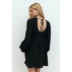 Gina Tricot - Open back dress - minikleider - Schwarz - XS - Dame - Schwarz - XS
