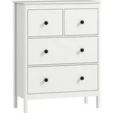 Homcom Sideboard 74 x 97 x 35 cm Weiß
