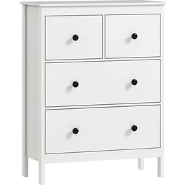 Homcom Sideboard 74 x 97 x 35 cm Weiß