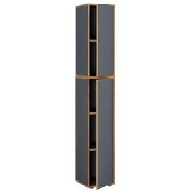 VCM Salia Aktenschrank 30 x 183 x 33 schwarz
