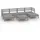vidaXL 7-tlg. Garten-Lounge-Set Grau Massivholz Kiefer