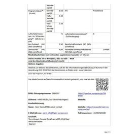 Haier HW100-BP14929 I-PRO SERIE 1 Waschmaschine (10 kg, 1330 U/min)