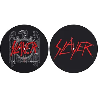 Slayer 'Eagle/verkratzt Logo "Plattenspieler Slipmat Set (