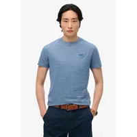 Superdry Essential Logo Emb Kurzarm-t-shirt - Ocean Blue Feeder - L