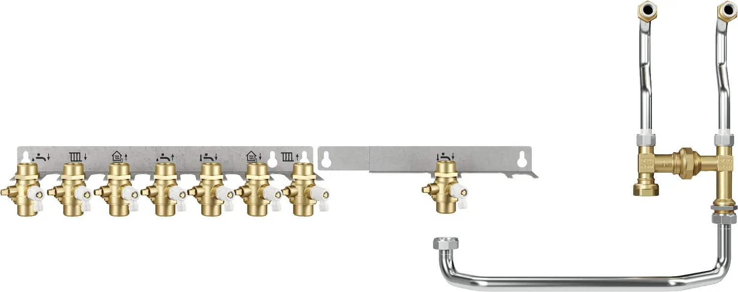 Zubehör für Wohnungsstationen Montageplatte für DLE- und HPS-Modul von BOSCH - 7...