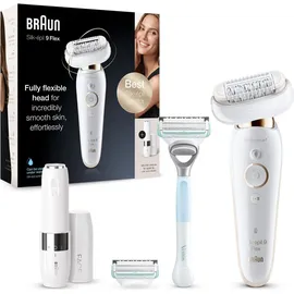 Braun Silk-épil 9 Flex SES 9003 3D Epilierer Weiß