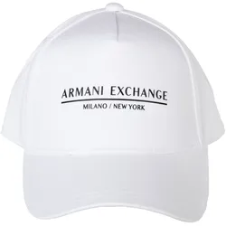Baseball Cap ARMANI EXCHANGE "Cap", Damen, weiß, Obermaterial: 100% Baumwolle CO., Caps