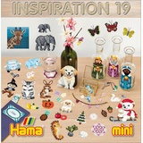 Hama Perlen 399-19 Inspiration Heft Nr. 19 Vorlagen-Buch speziell für Mini Perlen mit farbenfrohen Ideen, Motiven und Anleitungen zum Basteln mit Bügelperlen, kreativer Bastelspaß für Kinder