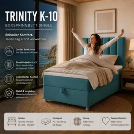 Best For Home Trinity K10 90 x 200 cm H3 Blau/Türkis