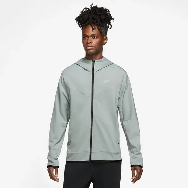 NIKE Herren Unterjacke M NK TECH FZ LGHTWHT, MICA GREEN/MICA GREEN, L