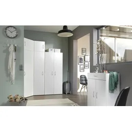 WIMEX Schrank 1-türig - weiß ¦ Maße (cm): B: 50 H: 185 T: 54.0