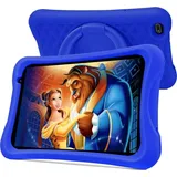 Kinder-Tablet, Kindersicherung, Kinder-Apps, Quad-Core-Prozessor, 2 GB RAM, 32 GB ROM, HD-IPS-Bildschirm, duale Rückkamera, mit Kinder-Tablet-Hülle - Blau
